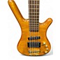 Used 2005 Warwick FNA Jazzman 5 String HONEY VIOLIN Electric Bass Guitar