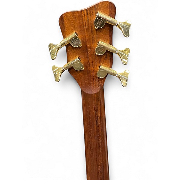 Used 2005 Warwick FNA Jazzman 5 String HONEY VIOLIN Electric Bass Guitar