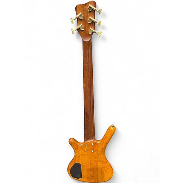 Used 2005 Warwick FNA Jazzman 5 String HONEY VIOLIN Electric Bass Guitar