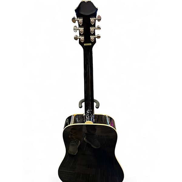 Used Epiphone Hummingbird Studio Black Acoustic Electric Guitar