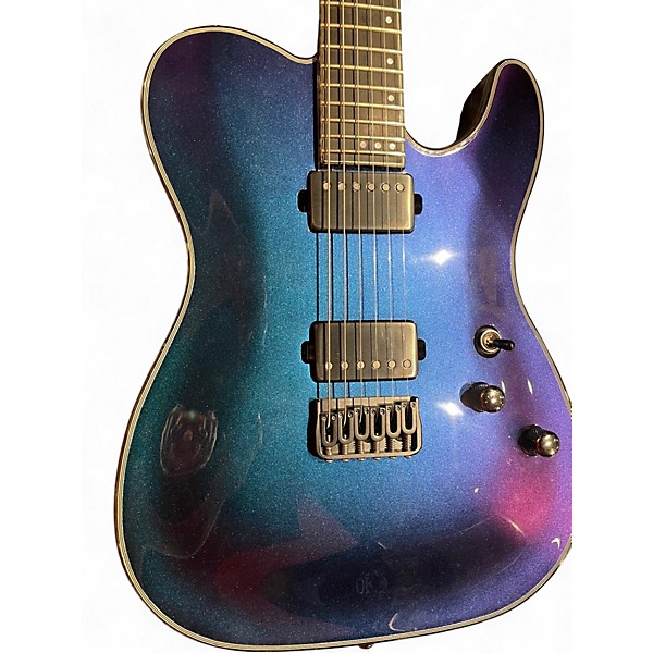 Used Schecter Guitar Research C1 HYBRID ultra violet Solid Body Electric Guitar