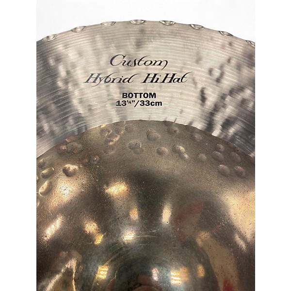 Used Zildjian 13in K Custom Hybrid Hi Hat Bottom Cymbal