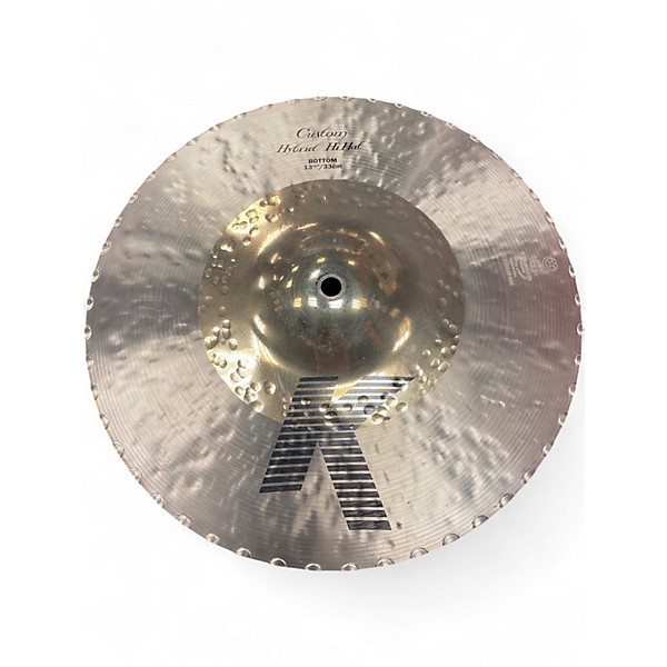 Used Zildjian 13in K Custom Hybrid Hi Hat Bottom Cymbal