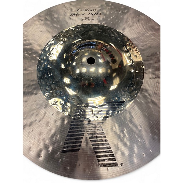 Used Zildjian 13in K Custom Hybrid Hi Hat Top Cymbal