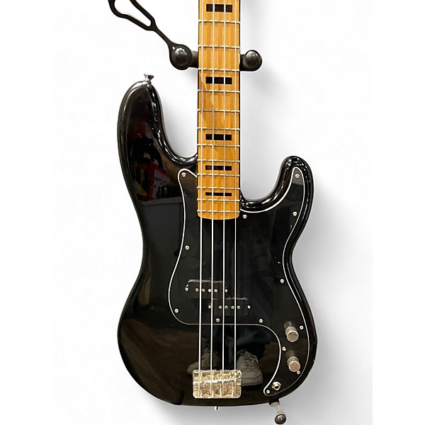 Used Squier Classic Vibe 70s Precison Bass Black Electric Bass Guitar