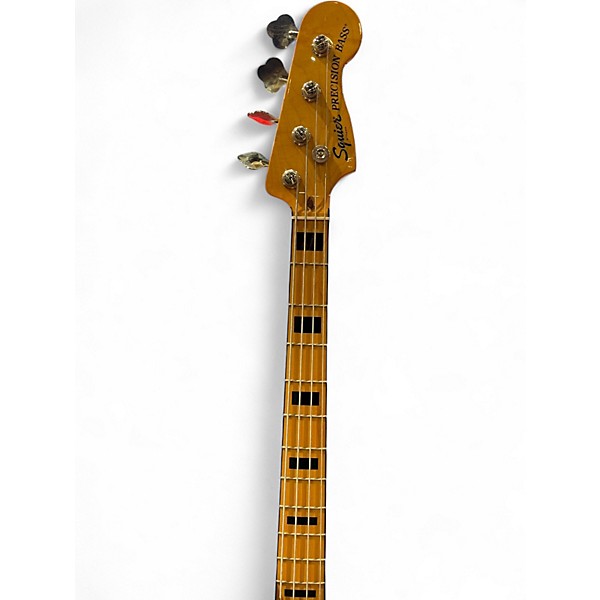 Used Squier Classic Vibe 70s Precison Bass Black Electric Bass Guitar