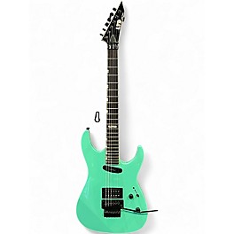 Used ESP LTD MIRAGE DELUXE 87 REISSUE GREEN Solid Body Electric Guitar