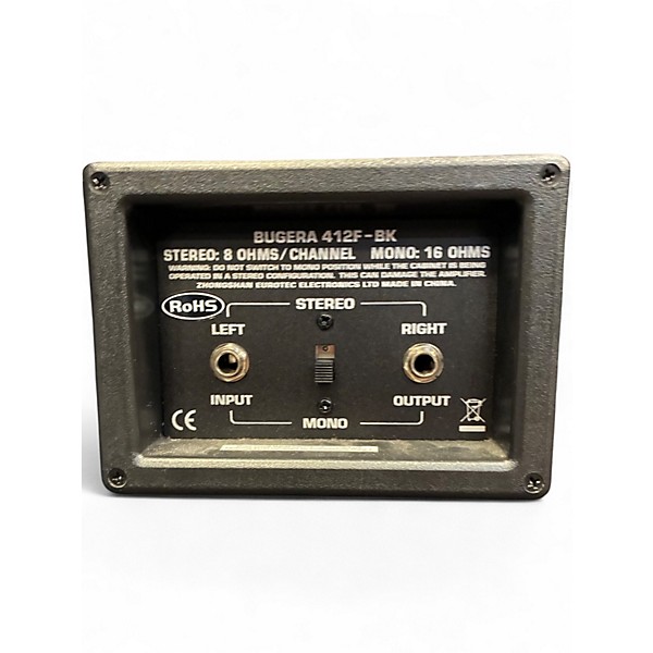 Used Bugera 412-F Guitar Cabinet