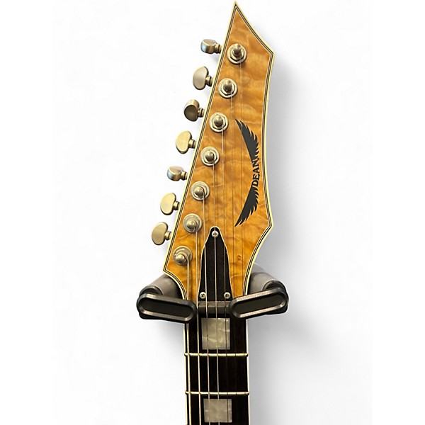 Used Dean Exile 7 Blonde Solid Body Electric Guitar