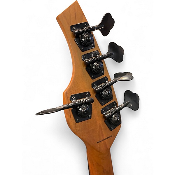 Used Sterling by Music Man Bongo Stealth black Electric Bass Guitar