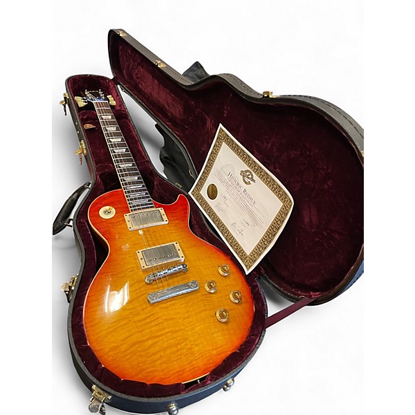 Used Gibson 2001 CUSTOM SHOP LES PAUL R9 TRUE HISTORIC REISSUE Cherry Sunburst Solid Body Electric Guitar