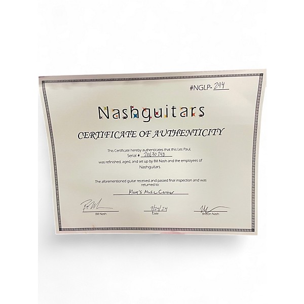 Used Gibson NASH LES PAUL STANDARD '57 GOLDTOP Solid Body Electric Guitar