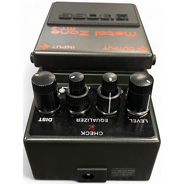 Used BOSS MT2 Metal Zone Distortion Effect Pedal