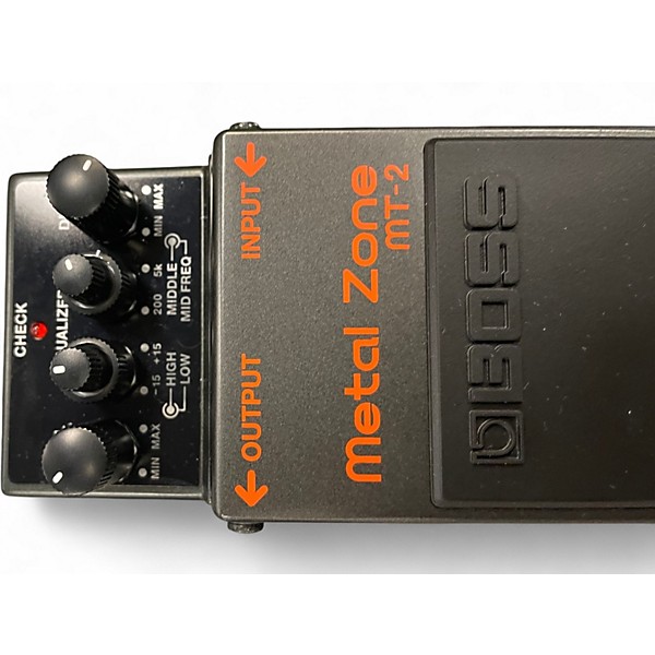 Used BOSS MT2 Metal Zone Distortion Effect Pedal