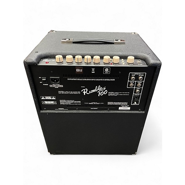 Used Fender Rumble 100 1x15 100W Bass Combo Amp