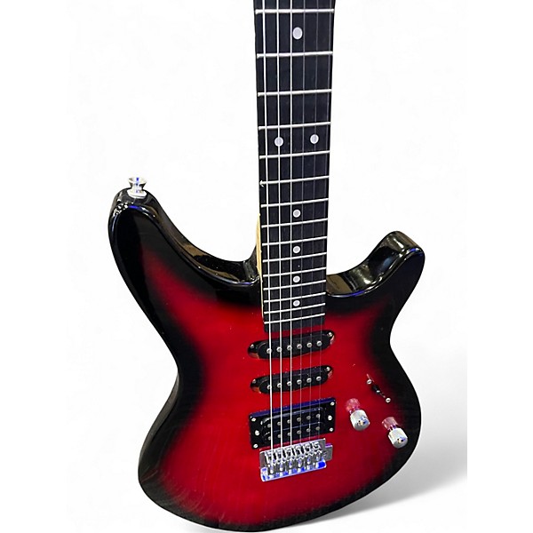 Used Rogue Rocketeer Red Solid Body Electric Guitar