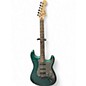 Used Squier Bullet Stratocaster HSS Metallic Green Solid Body Electric Guitar thumbnail