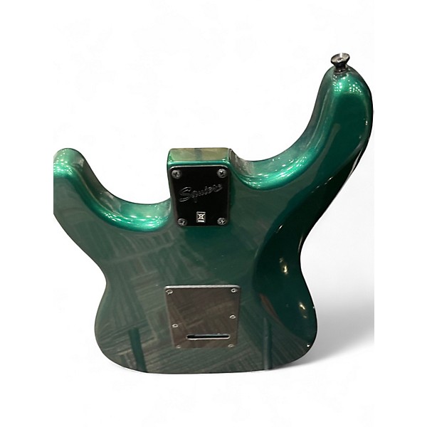 Used Squier Bullet Stratocaster HSS Metallic Green Solid Body Electric Guitar