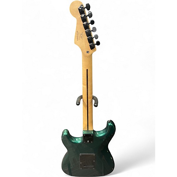 Used Squier Bullet Stratocaster HSS Metallic Green Solid Body Electric Guitar