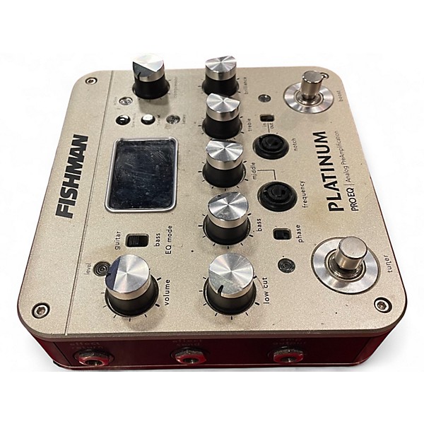 Used Fishman PROPLT101 Platinum EQ Pre With DI Acoustic Guitar Pickup