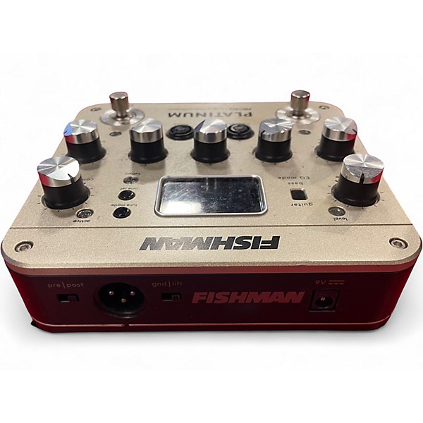 Used Fishman PROPLT101 Platinum EQ Pre With DI Acoustic Guitar Pickup