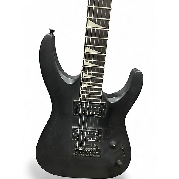 Used Jackson JS24 DINKY Satin Black Solid Body Electric Guitar