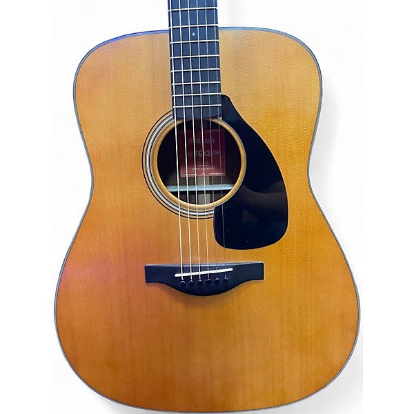 Used Yamaha FGX3 RED LABEL Natural Acoustic Electric Guitar