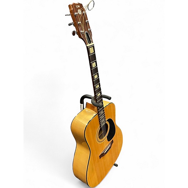 Used Conn F200 Natural Acoustic Guitar
