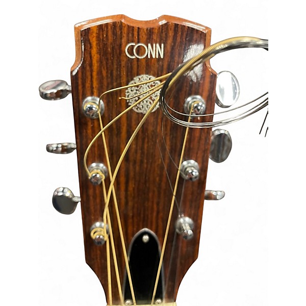 Used Conn F200 Natural Acoustic Guitar