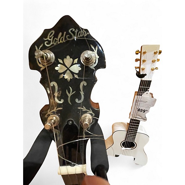 Used Gold Star gf100hf Natural Banjo