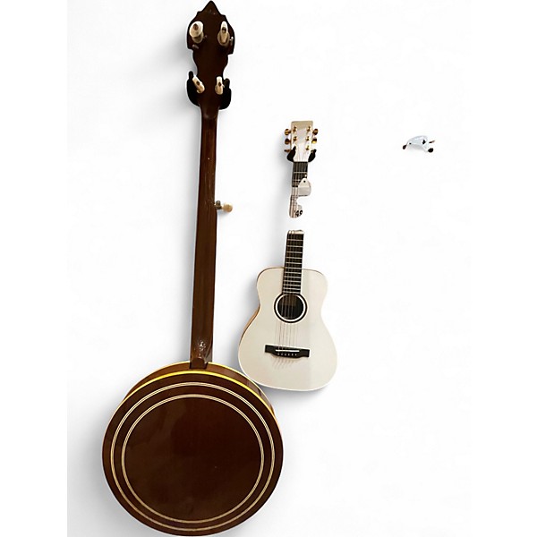 Used Gold Star gf100hf Natural Banjo