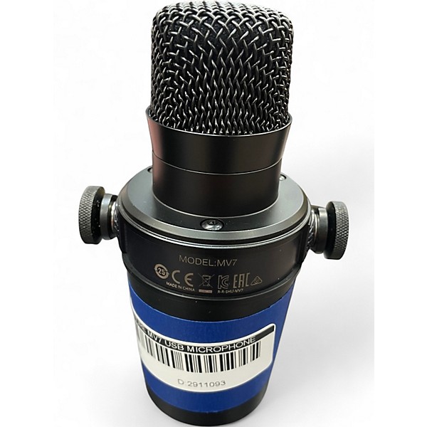 Used Shure MV7 USB Microphone