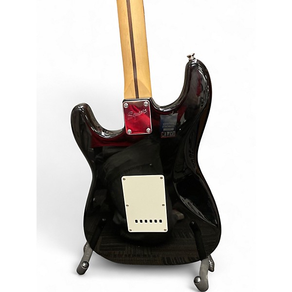 Used Squier Affinity Stratocaster Black Solid Body Electric Guitar