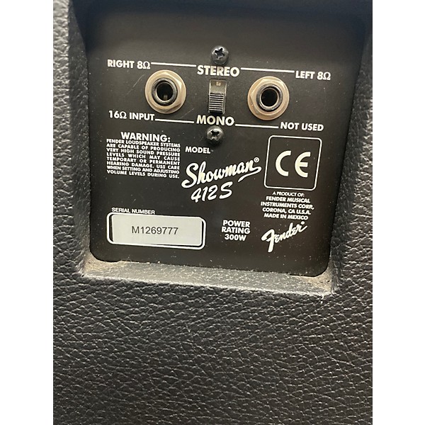 Used Fender SHOWMAN 412S Guitar Cabinet