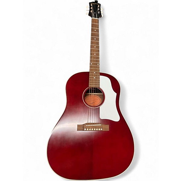 Used Epiphone INSPIRED BY GIBSON J-45 Wine Red Acoustic Electric Guitar