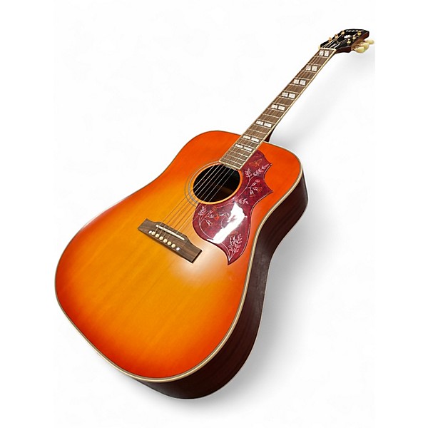 Used Epiphone Hummingbird Pro SUNBURST Acoustic Electric Guitar