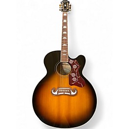 Used Epiphone EJ200SCE Tobacco Burst Acoustic Electric Guitar