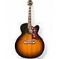 Used Epiphone EJ200SCE Tobacco Burst Acoustic Electric Guitar thumbnail