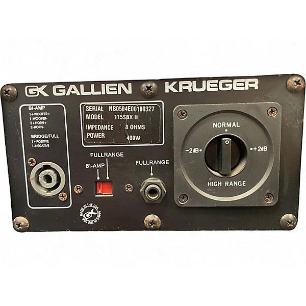 Used Gallien-Krueger 115SBX II Bass Cabinet