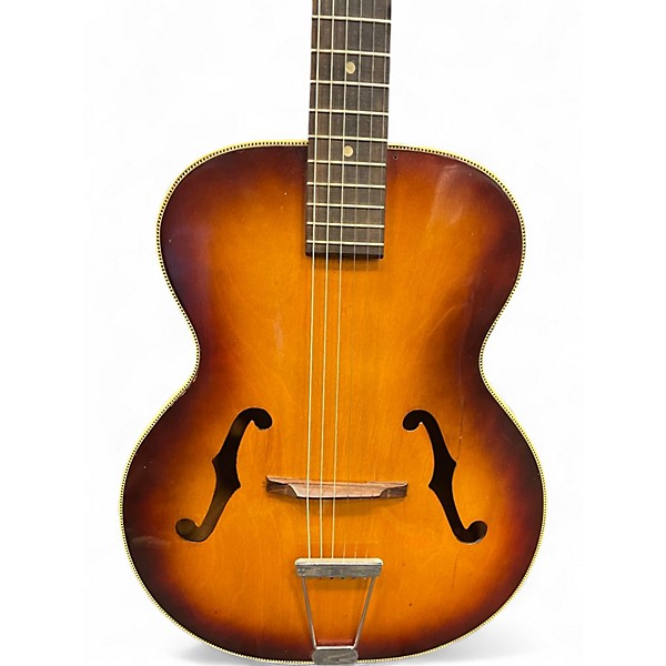 Used Harmony Broadway Burst Acoustic Guitar