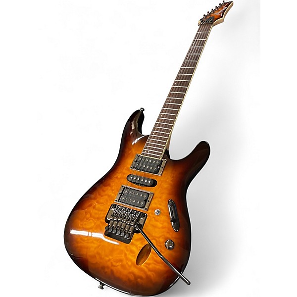 Used Ibanez S Series S670QM Dragon Eye Burst Solid Body Electric Guitar