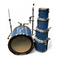 Used 1990s Pearl 5 Piece MLX Royal Blue Drum Kit