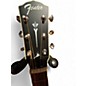 Used Fender Paramount PR180E Brown Acoustic Electric Guitar
