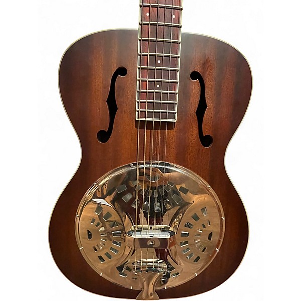 Used Fender Paramount PR180E Brown Acoustic Electric Guitar