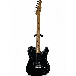 Used 2020 Fender Vintera 70s Telecaster Custom Black Solid Body Electric Guitar