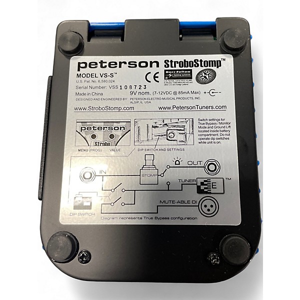 Used Peterson Strobostomp Tuner Pedal