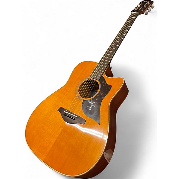 Used Yamaha A1M Natural Acoustic Electric Guitar