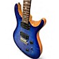 Used PRS SE Custom 24 Trans Blue Solid Body Electric Guitar
