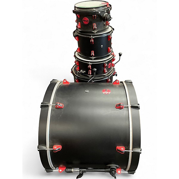 Used ddrum 5 Piece Hybrid Black Drum Kit