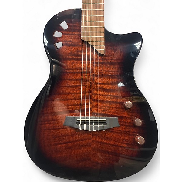Used Cordoba stage edge burst Classical Acoustic Electric Guitar